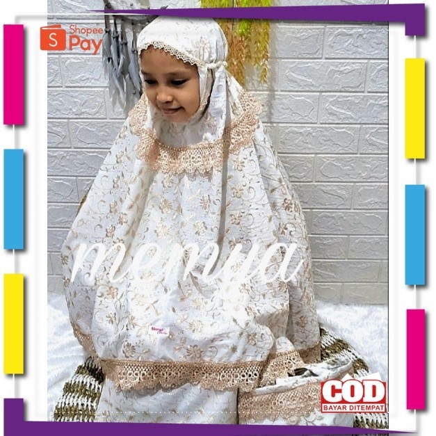 RAMADHAN SALE // Mukenah prada swaroski premium, mukena anak terlaris