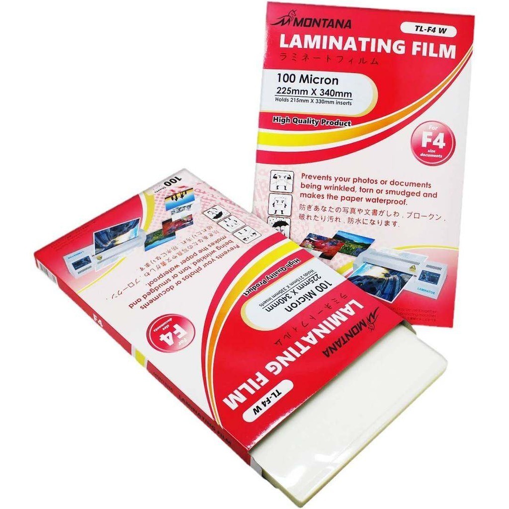 

Montana Laminating Film / Plastik Laminating / A4 / F4