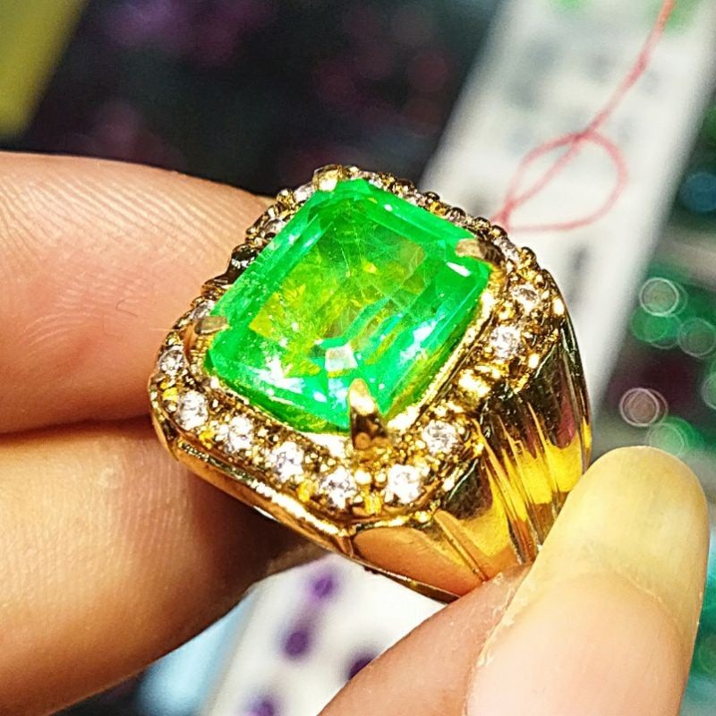 Batu Permata Zamrud Colombia Catam_Alpaka High Quality