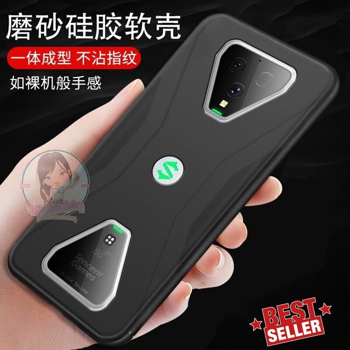 Soft Case Xiaomi Black Shark 3 PRO Premium Macaron Cover Black Matte Casing
