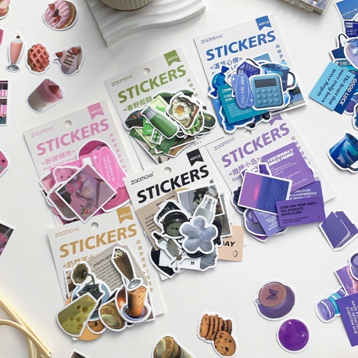 

Sticker Laptop HP Aesthetic DAILY JOURNAL Stickers Deco DIY 40 PCS DIY