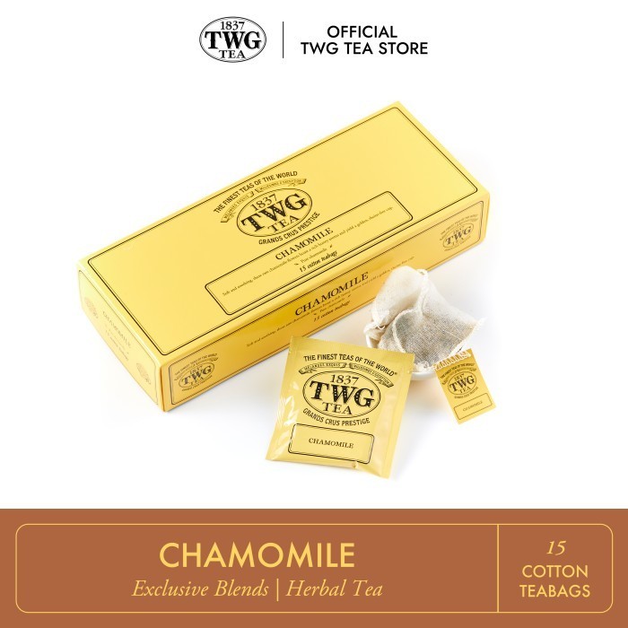 

TWG Tea ǀ Chamomile, Cotton Teabag LR