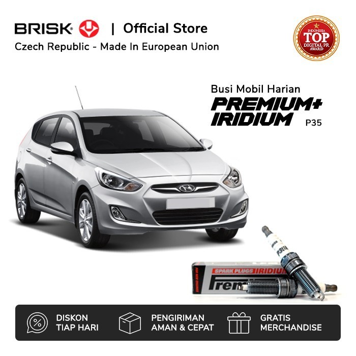 Busi Mobil Hyundai Grand Avega BRISK Premium Iridium P35