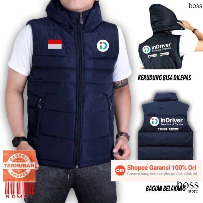 ROMPI INDRIVER OJEK ONLINE INDONESIA TERBARU ROMPI HOODIE