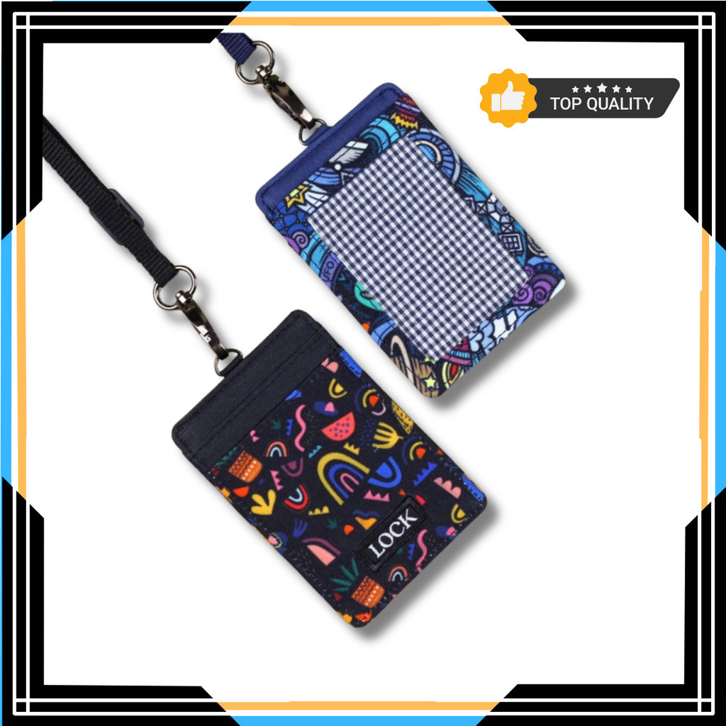 

Gantungan ID Card Kantor Kasual Kalung Name Tag Holder Lanyard Anti Air Pria Wanita GS42