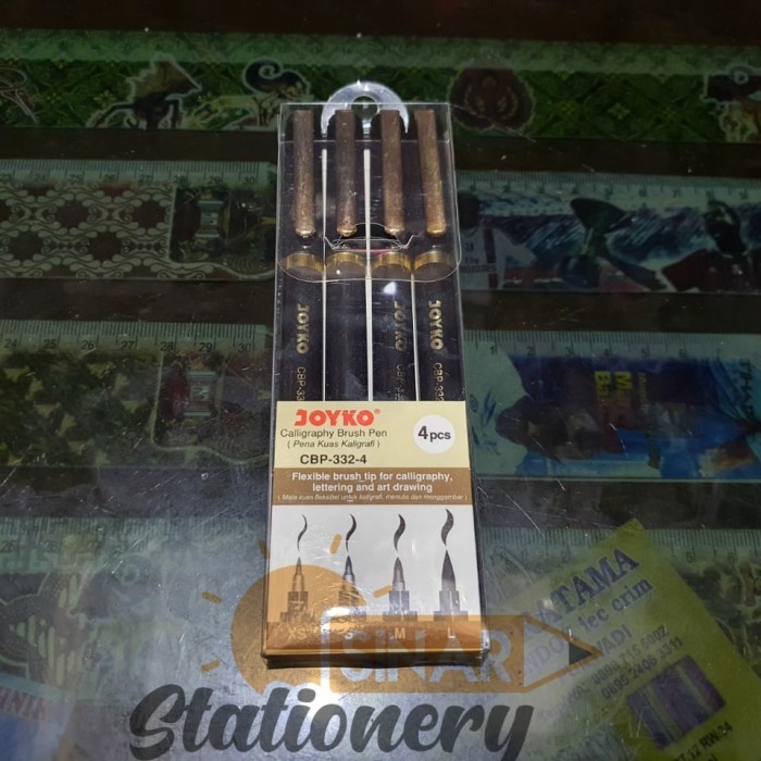 

PROMO!! -Caligraphy brush pen cbp 332 4 joyko