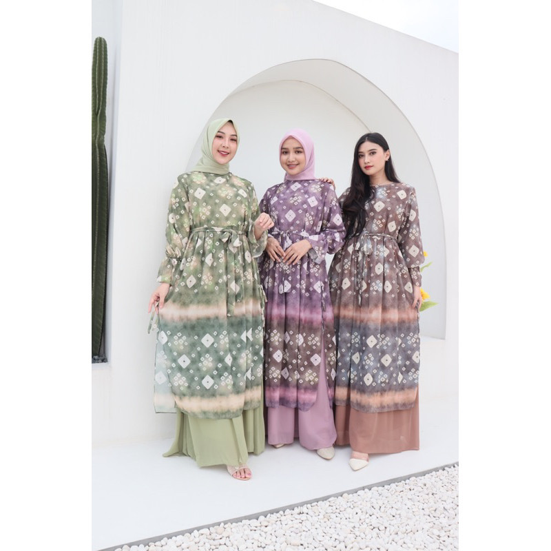 NEW COLLECTION NAOMI DRESS JUMPUTAN 02 PREMIUM GIES|DRESS JUMPUTAN|BAJUKONDANGAN