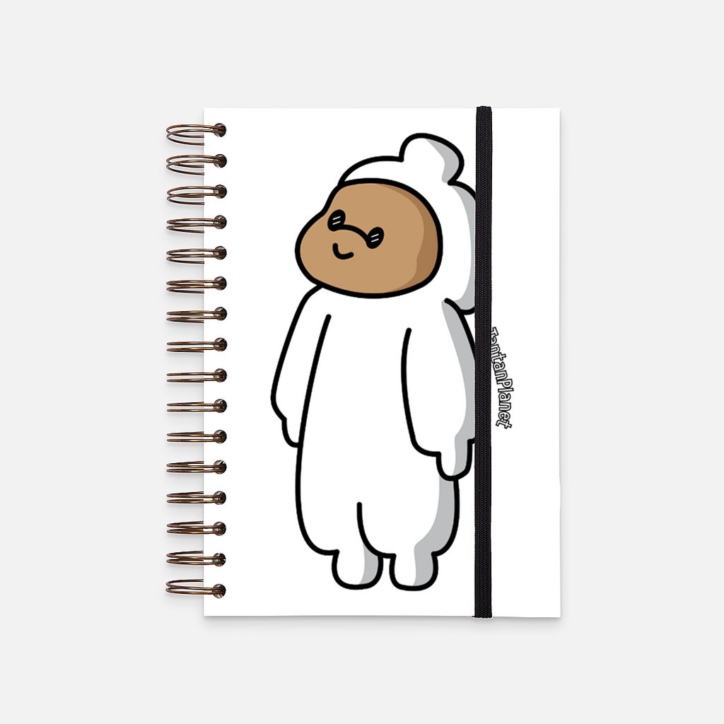 

Hard Cover Notebook cute funny animation - Tantan Standing