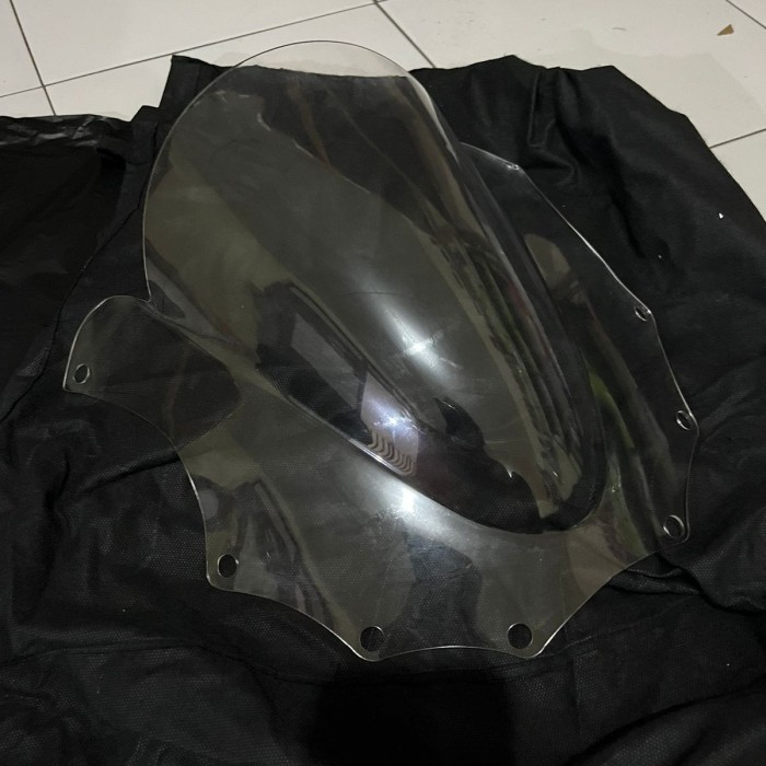 Arynt Visor Windshield Ninja RR Old bening hitam - Bening