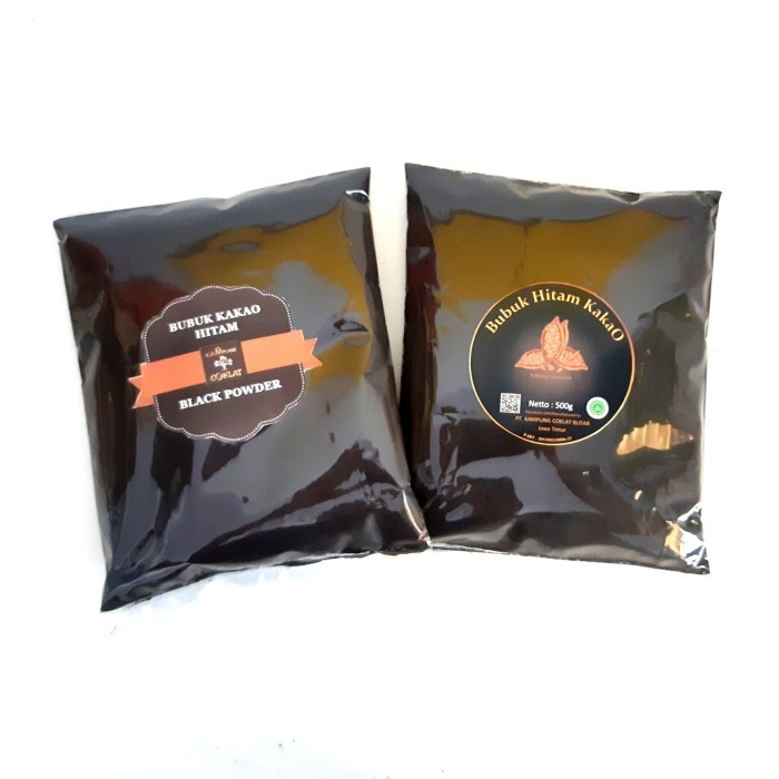 

Ready Coklat Bubuk BLACK COCOA POWDER netto 500.gr (Kampung Coklat Blitar)