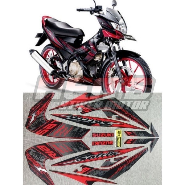 STIKER STRIPING SATRIA FU 2012 SE LIMITED EDITION