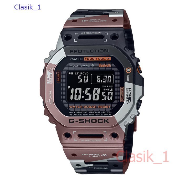 Original 100% Casio G-SHOCK GMW-B5000TVB-1DR Jam Tangan Pria  Garansi Resmi 2 Tahun