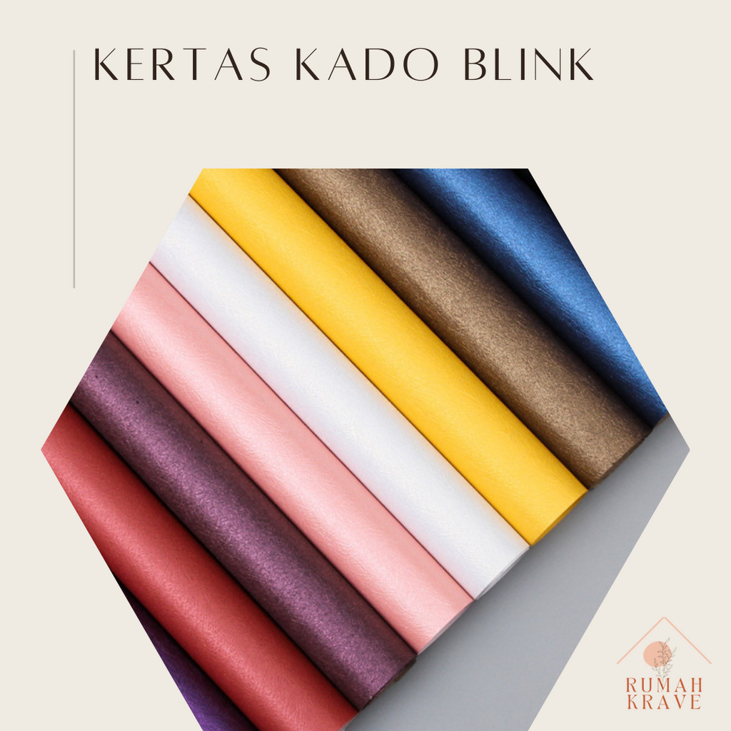 

RUMAH KRAVE - Kertas Kado Blink Glitter Doff