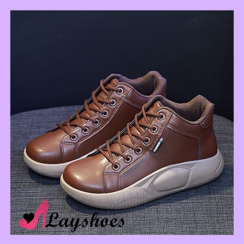 LAYSHOES FASHION KOREA Sepatu Boots Wanita Sneakers Import