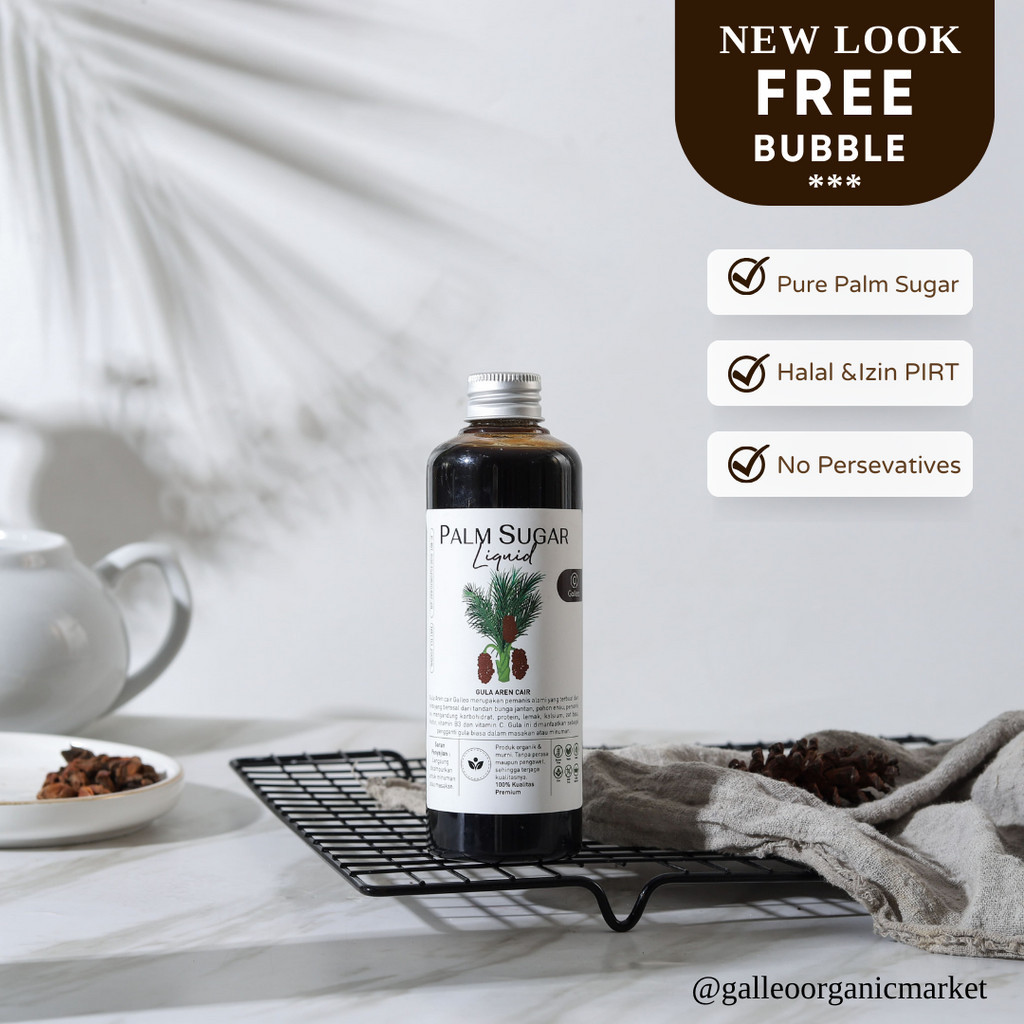 

RB Gula Aren Cair Premium Galleo Organic Liquid Palm Sugar