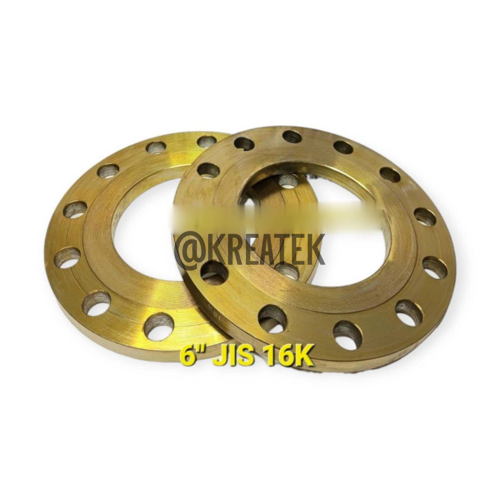 Flange JIS 16k Besi 6 inch (6")