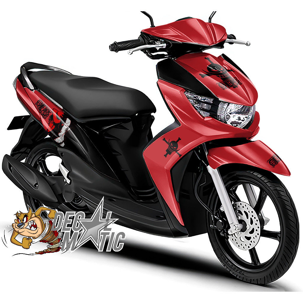 Stiker Motor Mio Soul Full Body Decal Soul GT 115 SOUL GT 125 Full Body  - One Piece