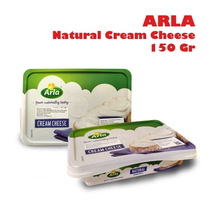 

ARLA Natural Cream Cheese keju krim 150 Gr