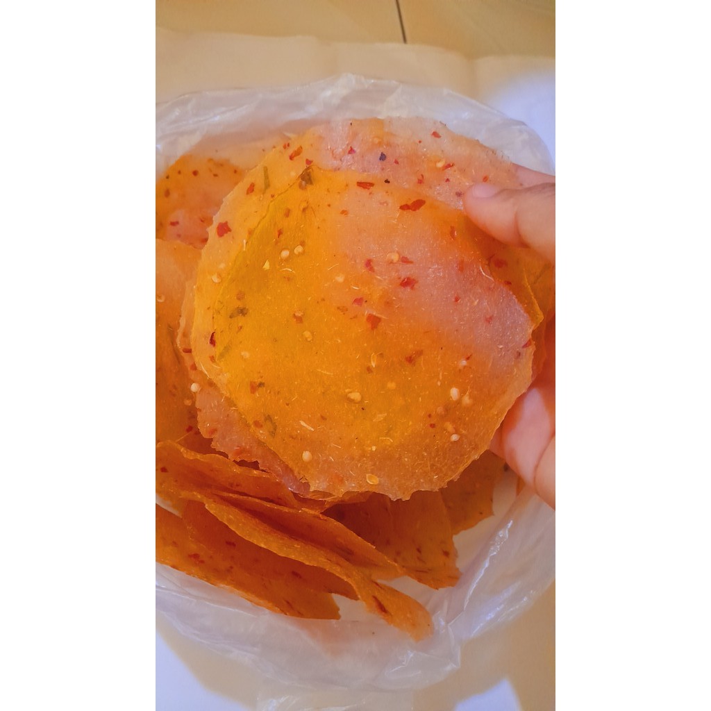 

BEST SELLER | Kerupuk Singkong Kerupuk Samiler Pedas Manis | 500 GRAM