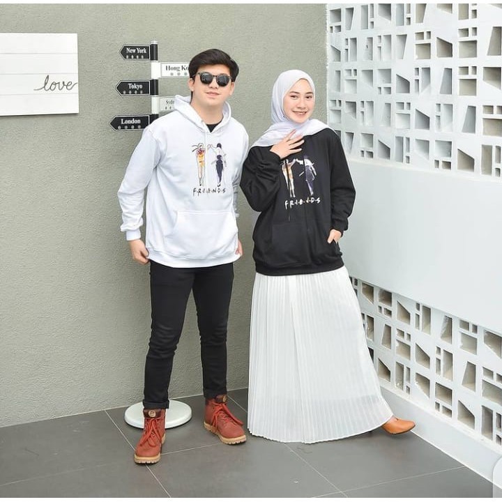 Hoodie Pria Wanita Kekinian Outfit Fashion Cowok Casual Murah Premium