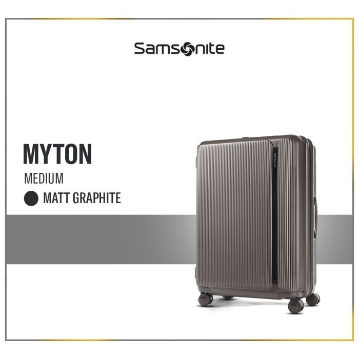 promo Samsonite Koper Hardcase Myton Medium 25 inch - Matt Graphite