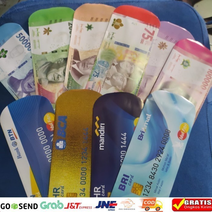 

Amplop / ampau B lebaran Atm UANG ukuran besar 16X8CCM - BRI