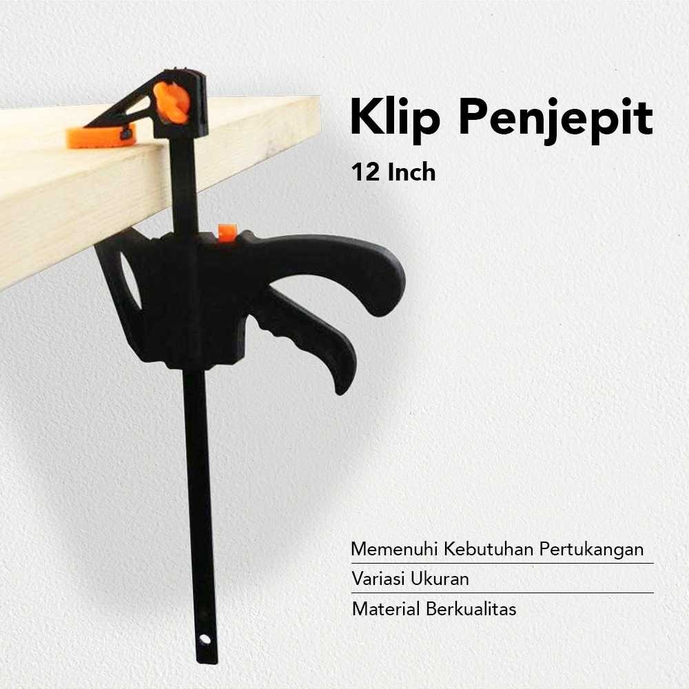 

COD Alat Clamp Klem Klip Jepit Penjepit Tukang Pengrajin Kayu Model C Clamp 8 12 Inch