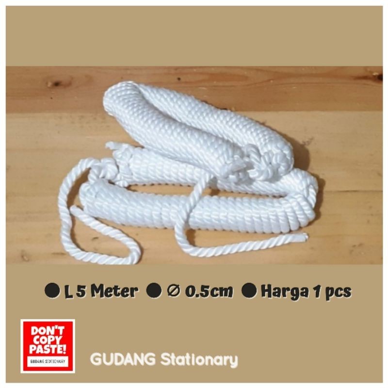 

COD Tali Pramuka Putih 5 Meter [ 1 Piece ]