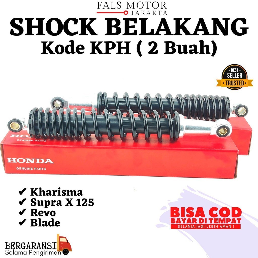 Shockbreaker Belakang Supra X 125 / Sok Belakang Revo / Shock Belakang Kharisma / Sokbreker Supra / 
