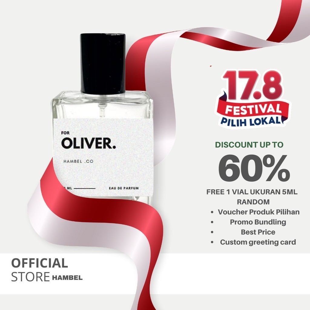 Hambel parfum - for Oliver | Vanilla & Coffee | parfum Unisex