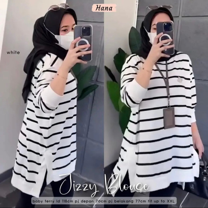 RKPERWIRA - ZSO OOTD WANITA MELI / Jizzy Blouse / Fashion Kekinian Remaja ABG Trendy / Atasan Lengan