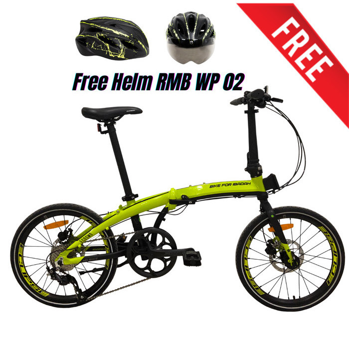 HOT PROMO SALE Element Folding Bike Ecosmo 10sp Edisi Bike For Ibadah