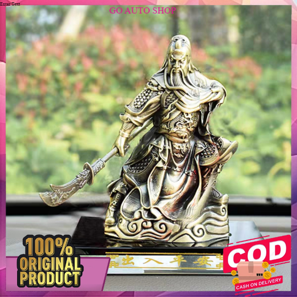 Pajangan Mobil Motif Guan Yu Pajangan Dashboard Mobil Dewa KwanKong