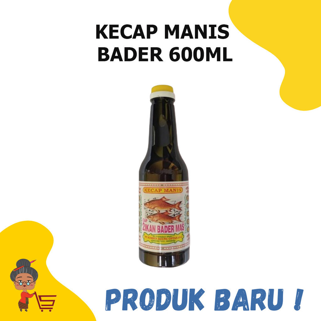 

KECAP MANIS CAP IKAN BADER 600ml / KECAP MANIS CAP IKAN BADER