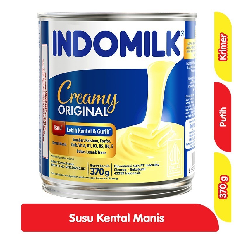 

INDOMILK Krimer Kental Manis Putih 370 g