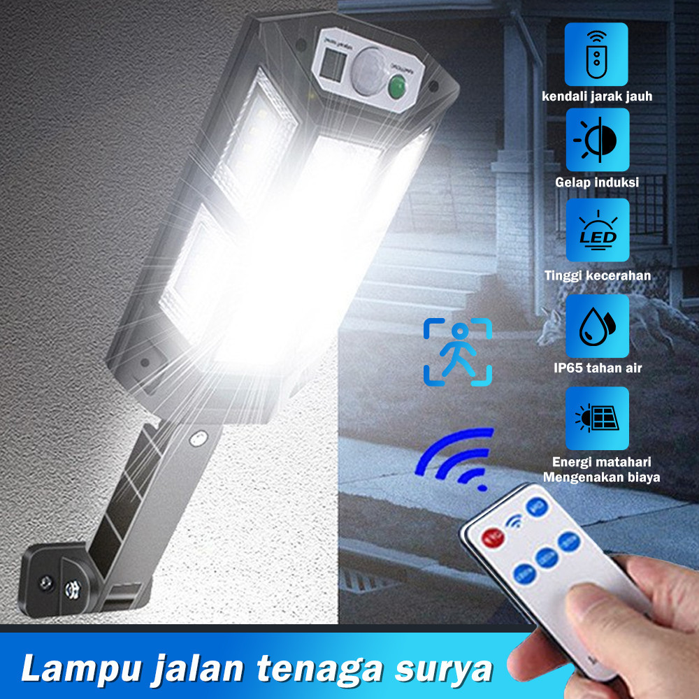 Lampu Jalan tenaga surya LED lampu tenaga surya 800W Outdoor Sensor Gerak Waterproof lampu sorot ten