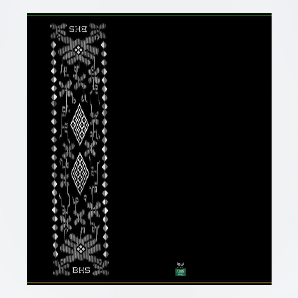 COD SARUNG BHS motif hitam polos asli / sarung muslim pria bhs original / sarung pria dewasa / sarun