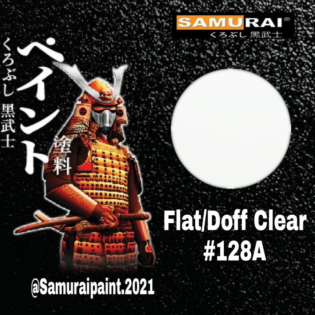 

Samurai Paint Clear Doff 128A cat clear dop Flat cler pernis cat motor