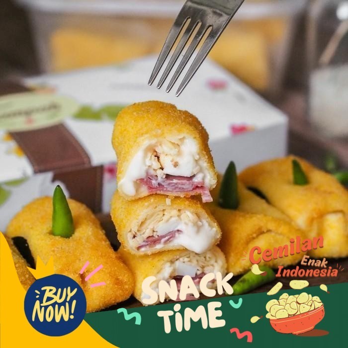 

Special Diskon Elvira- Snack Frozen Risoles Smoked Beef 10 Pcs