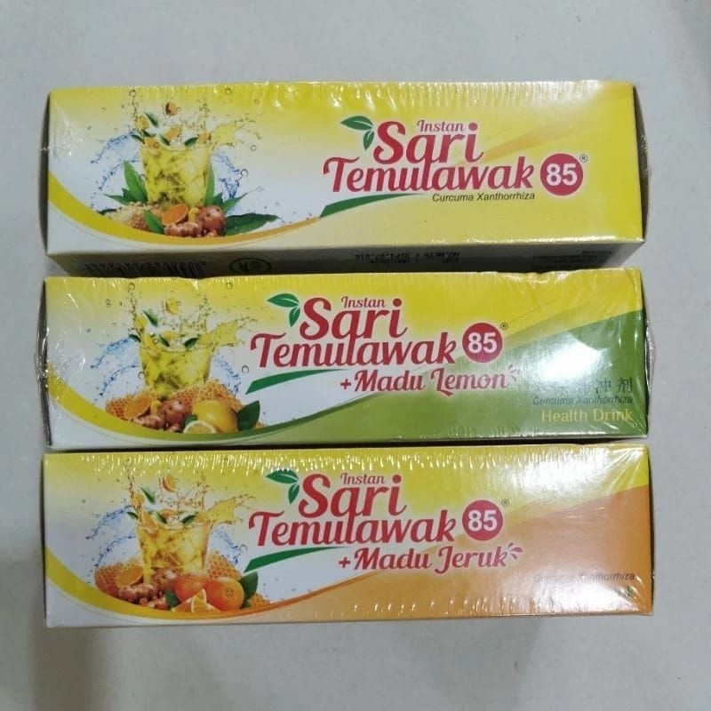 

Sari Temulawak minuman serbuk herbal sachet isi 10sachet untuk panas dalam dan kesehatan liver