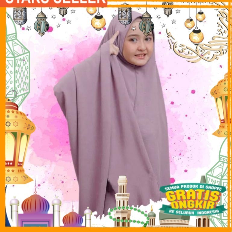 Hot Sale Mukena Anak Tanggung Lesty 3 In 1 // Mukena Anak Tanggung // Mukena Anak Tanggung Resleting