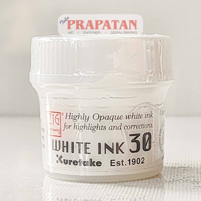 

Zig Kuretake White Ink 30ml CNCE201-3 | Tinta Putih -YY41