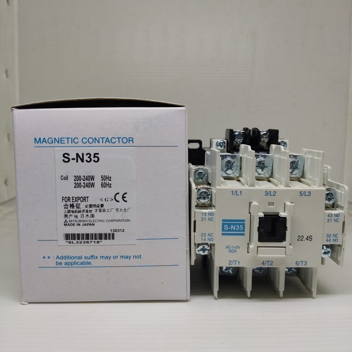 Kontaktor Mitsubishi Magnetic Contactor SN35⠀⠀⠀⠀⠀