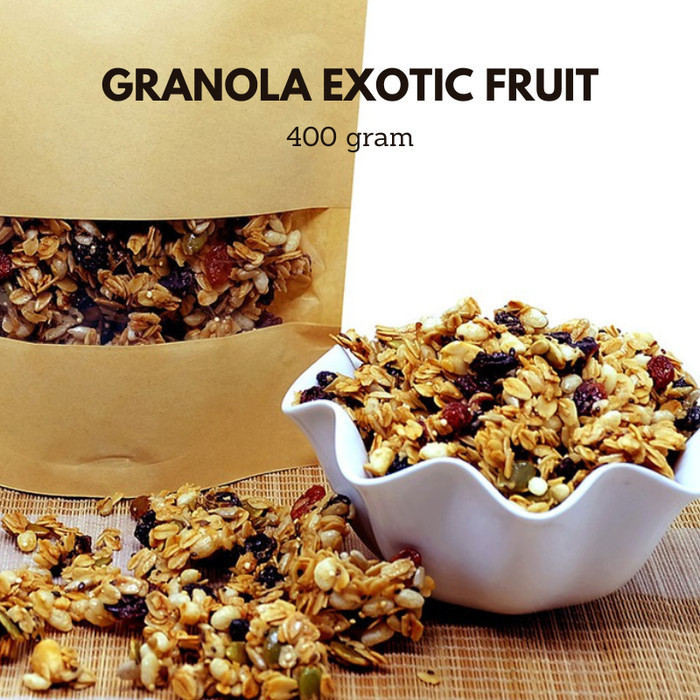 

Granola Exotic Fruit 400 gram