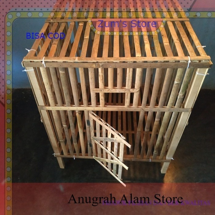 Promo Kandang Ayam Bambu Siap Pakai Bisa COD