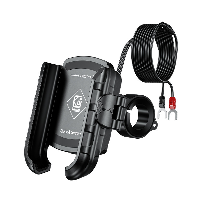 Waterproof Motorcycle Phone Holder With PD 38W USB-C Fast Charger Universal Quick Release Motorcycle