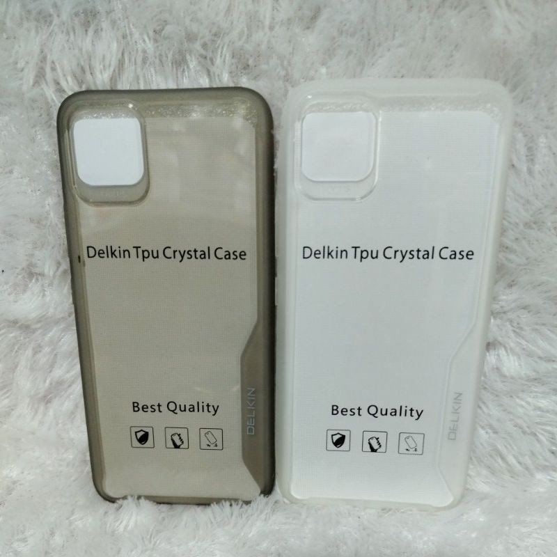 SoftCase Casing Realme C11 2020 Silikon Clear Delkin TPU Cristal Tpu Airbag