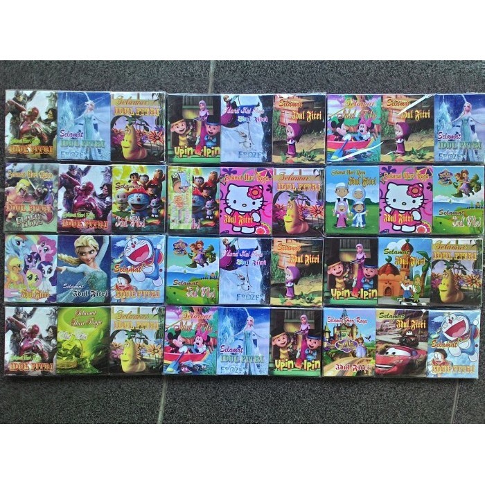 

DWG Angpao Amplop Lebaran Karakter Kartun dan Anime