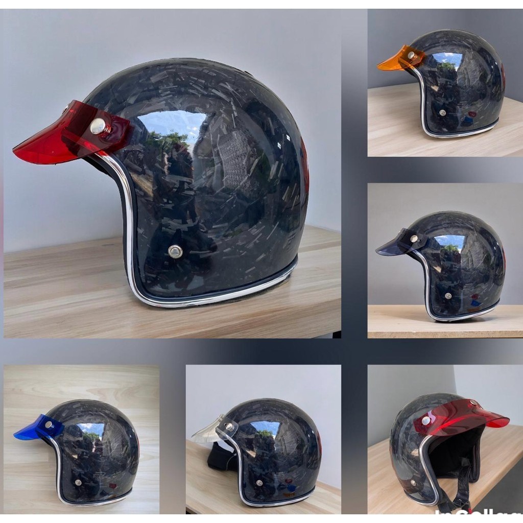 Helm Slim Head TX 500 Raw Carbon