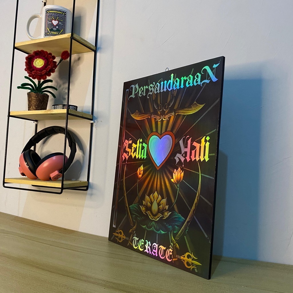 FIGORA PSHT LAMBANG Hologram Culture Pro Style UKURAN BESAR 30x40 cm Terate Store Id